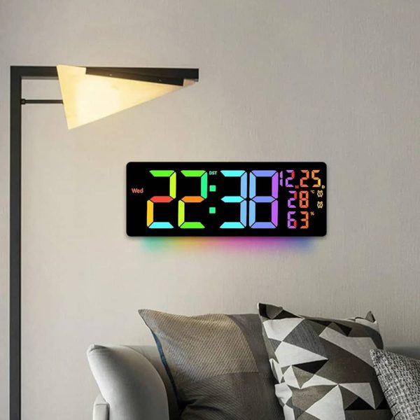 Digital Clock with Temperature, Date and Calendar